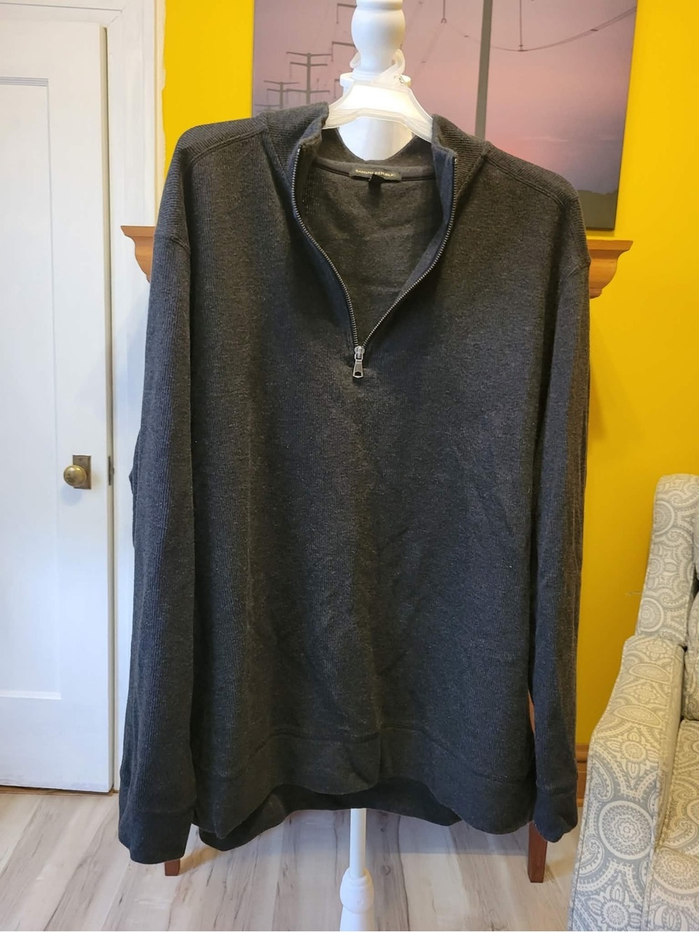Banana Republic Men's Quarter Zip Sweater